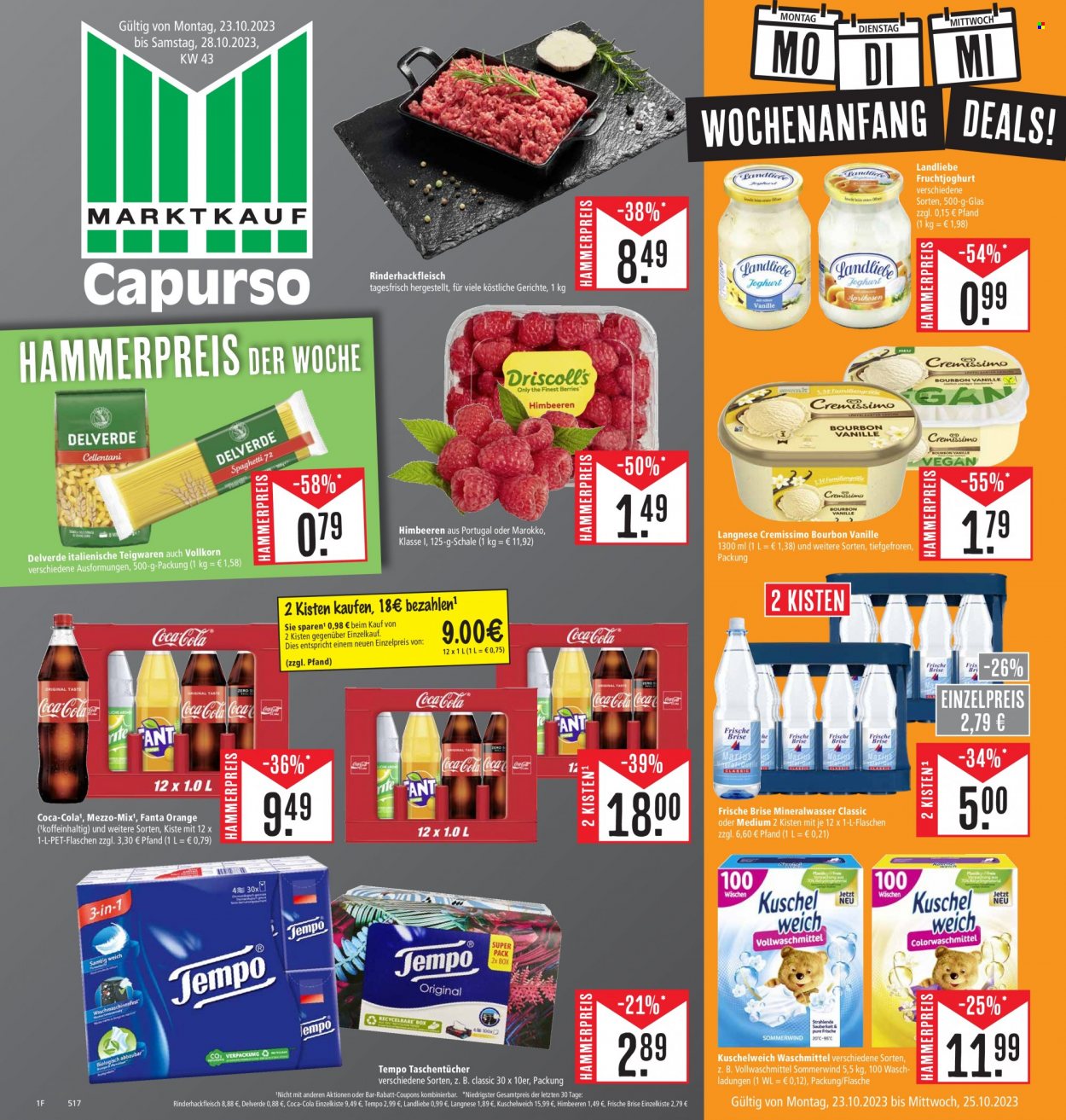 Marktkauf Prospekte  - 23.10.2023 - 28.10.2023. Seite 1