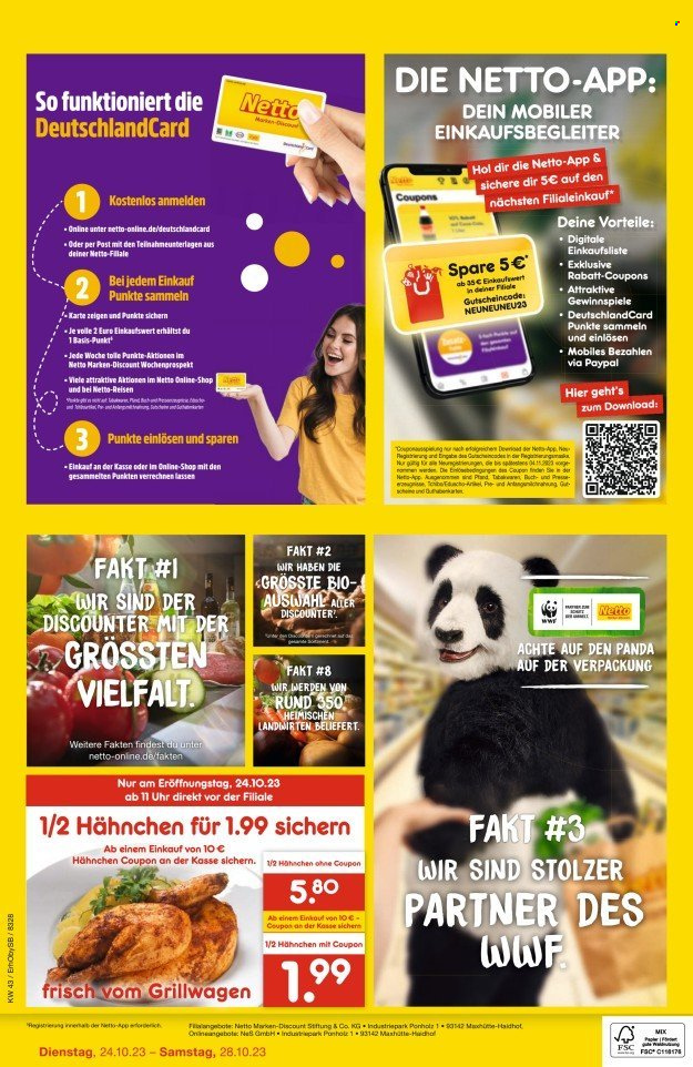Netto Marken-Discount Prospekte  - 24.10.2023 - 28.10.2023. Seite 6