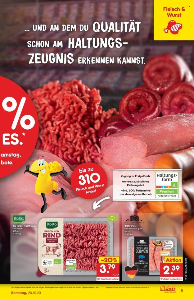 Netto Marken-Discount Prospekte  - 26.10.2023 - 28.10.2023. Seite 5
