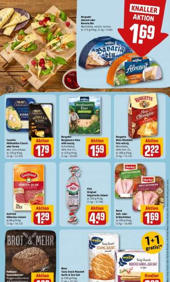 thumbnail - Herta Saft- oder Grillschinken je 100 - 1 kg = 16.90 )