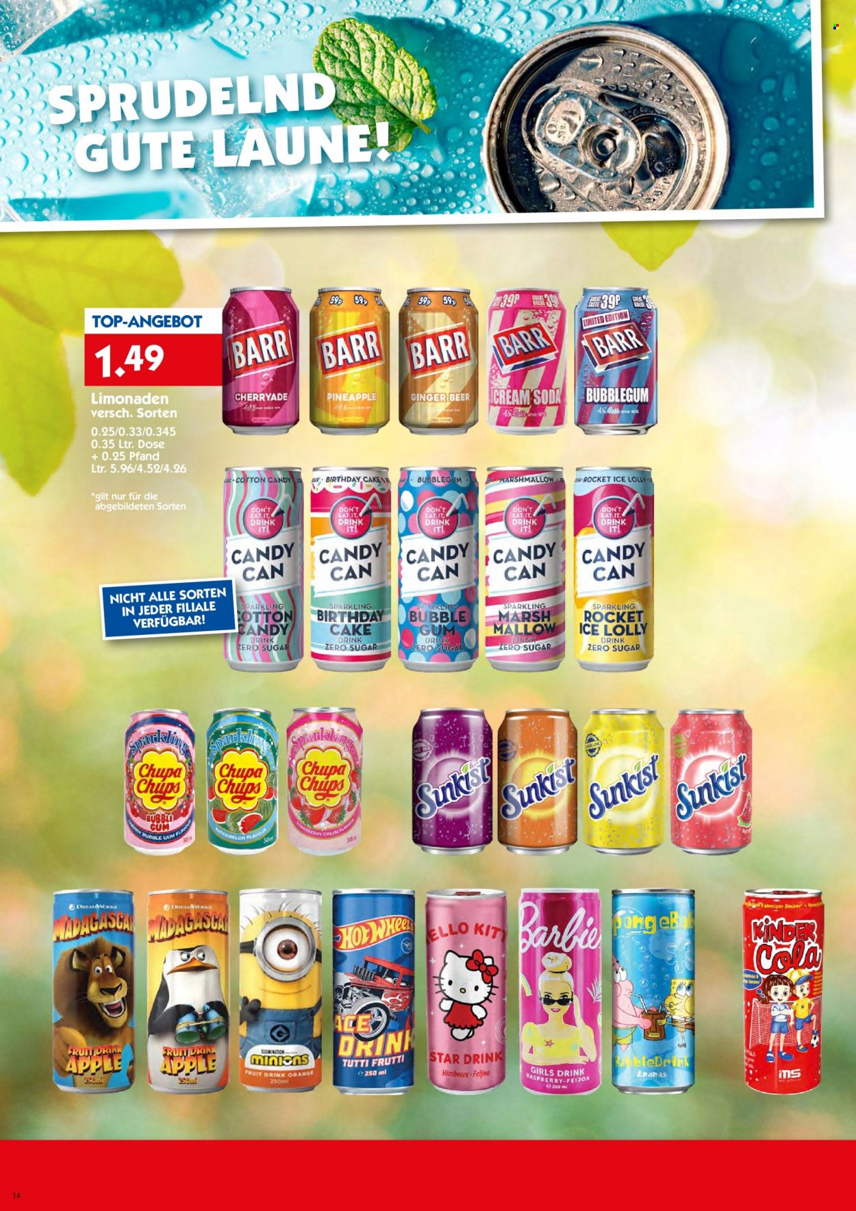 Hol'ab! Getränkemarkt Prospekte  - 23.10.2023 - 28.10.2023. Seite 14