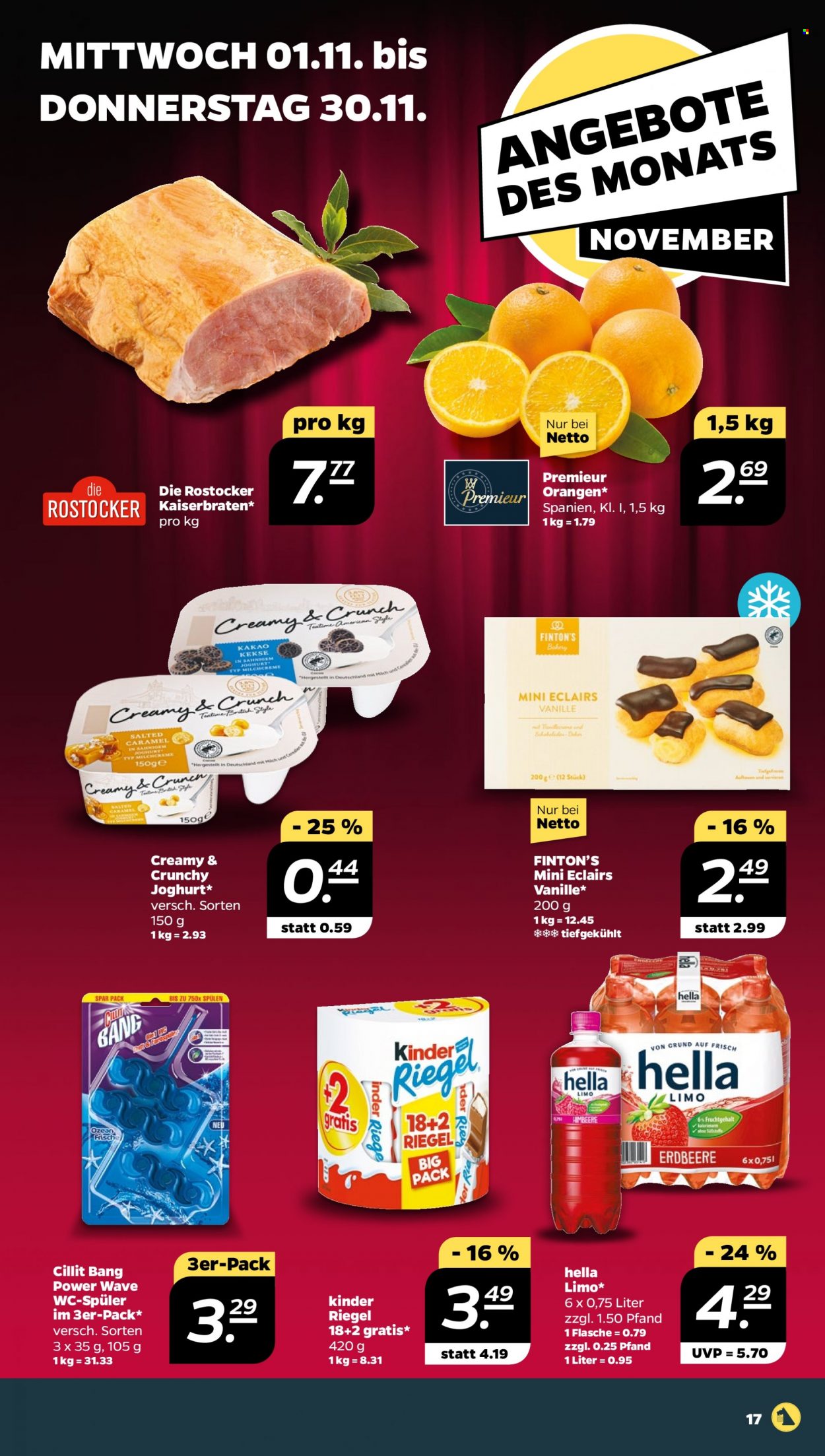 Netto Prospekte  - 30.10.2023 - 4.11.2023. Seite 17