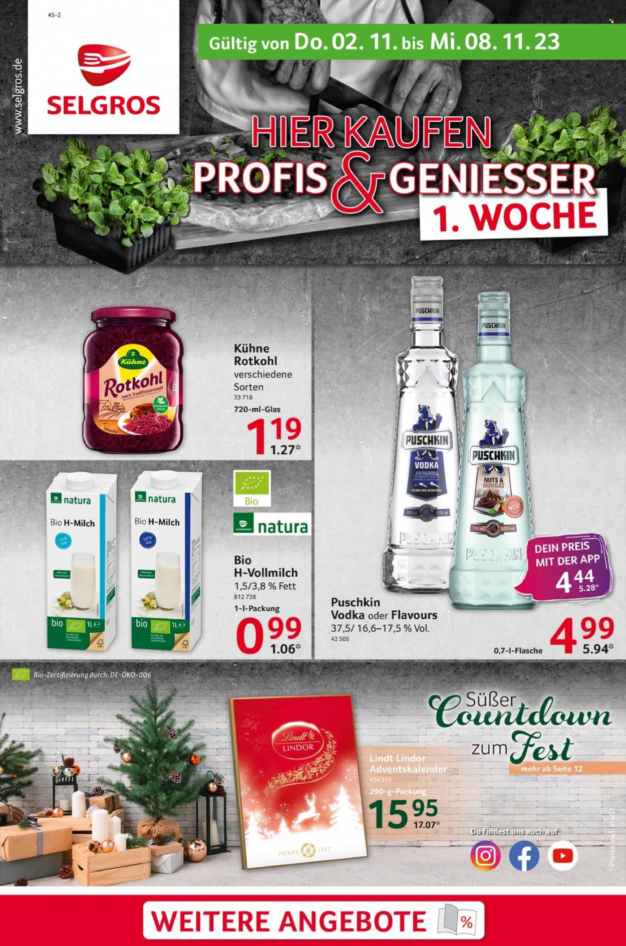 Selgros Prospekte  - 2.11.2023 - 8.11.2023. Seite 1