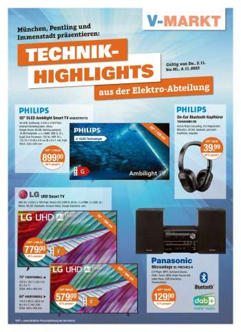 Prospekte V-Markt - 2.11.2023 - 8.11.2023.