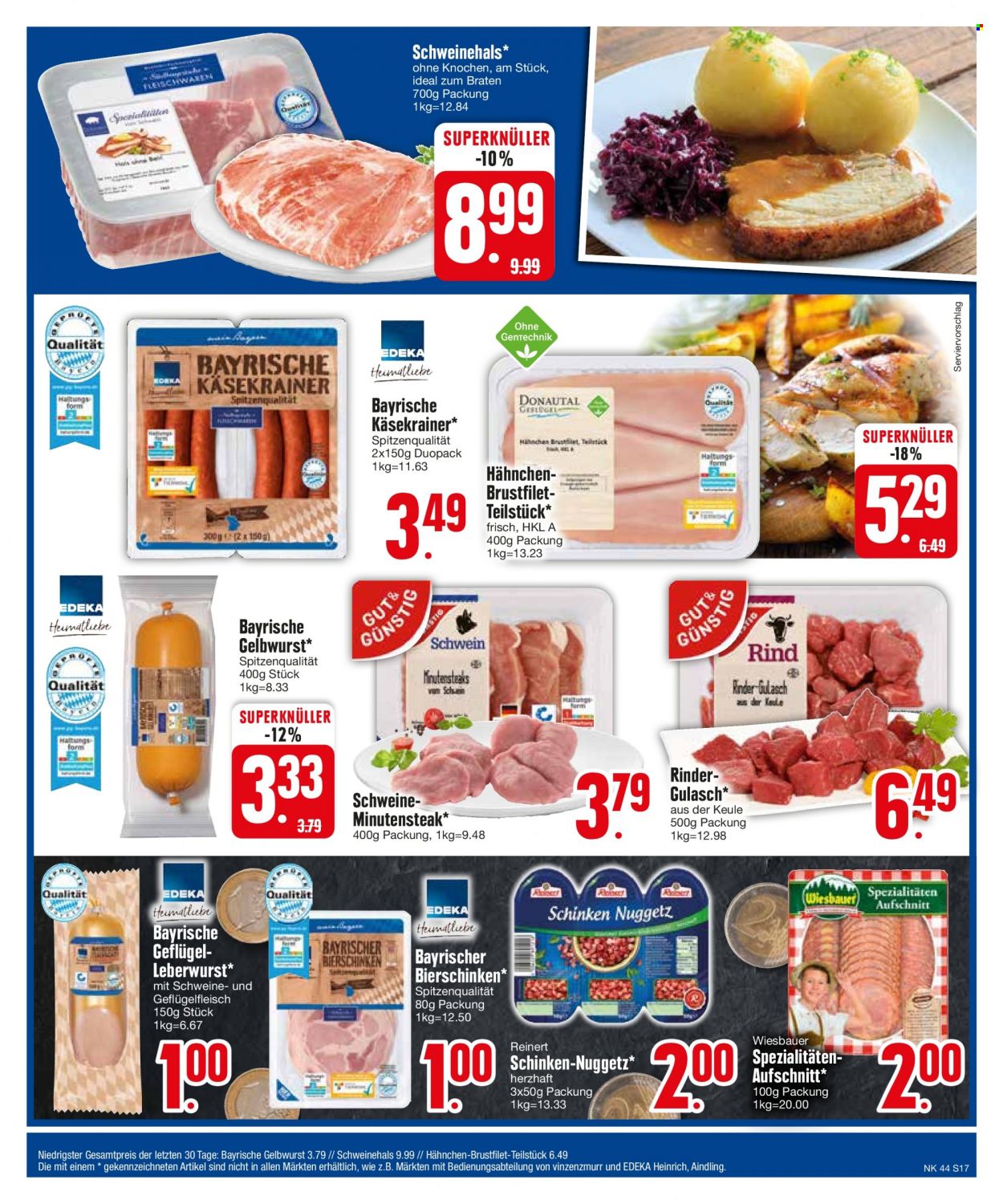 Edeka Prospekte  - 30.10.2023 - 4.11.2023. Seite 17