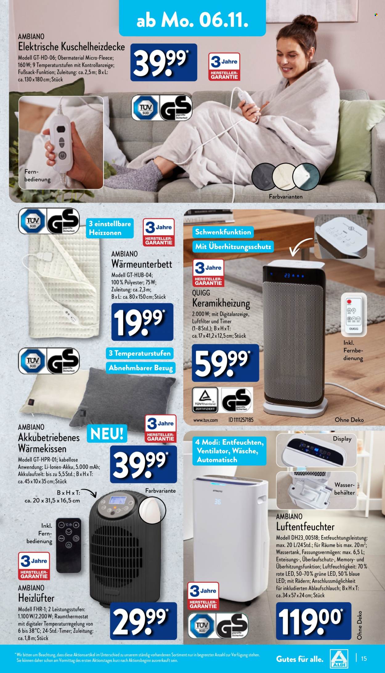 ALDI Nord Prospekte  - 6.11.2023 - 11.11.2023. Seite 15