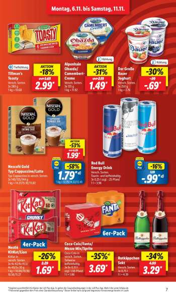 thumbnail - Nescafé Gold Typ Cappuccino/Latte Typ Cappuccino in versch. Sorten. Je 140/125/144 g 1 kg = 14.21/15.92/13.82