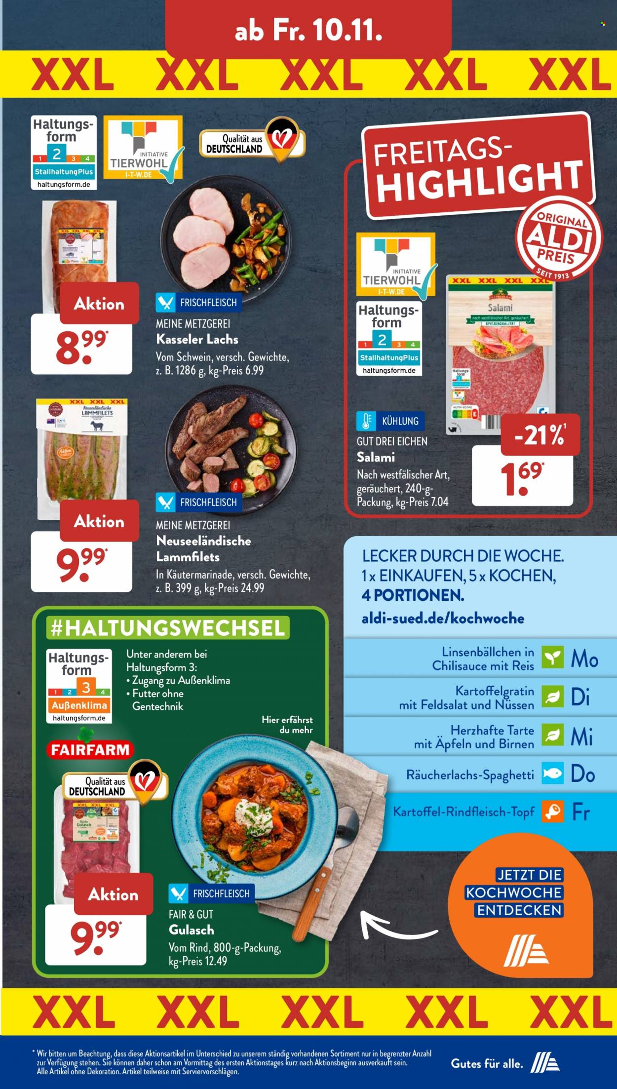 ALDI SÜD Prospekte  - 6.11.2023 - 11.11.2023. Seite 38