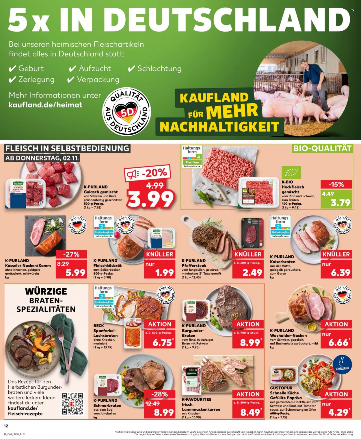 Kaufland Prospekte  - 2.11.2023 - 8.11.2023. Seite 12