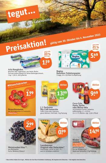 Prospekte tegut... - 30.10.2023 - 4.11.2023.