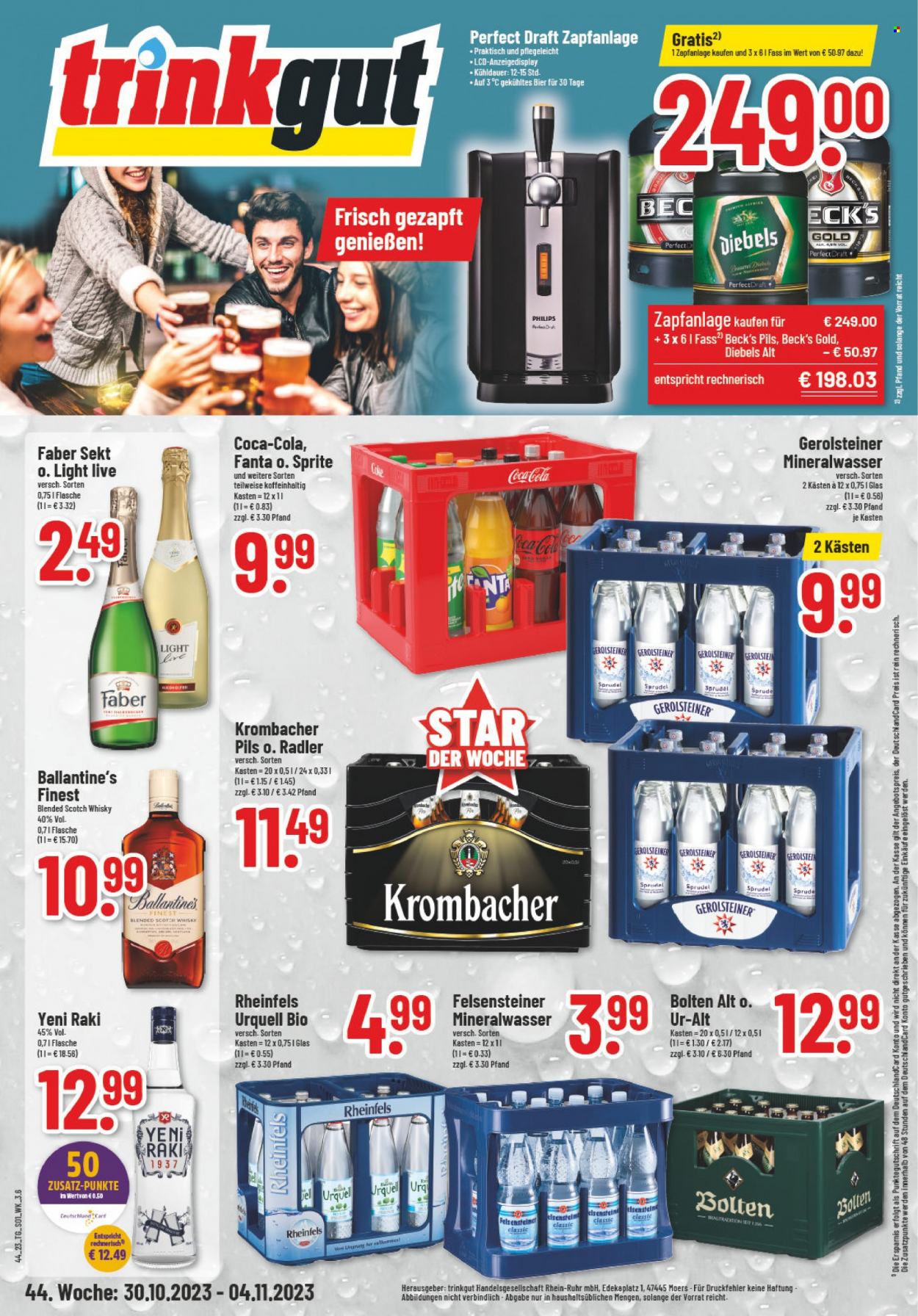 trinkgut Prospekte  - 30.10.2023 - 4.11.2023. Seite 1