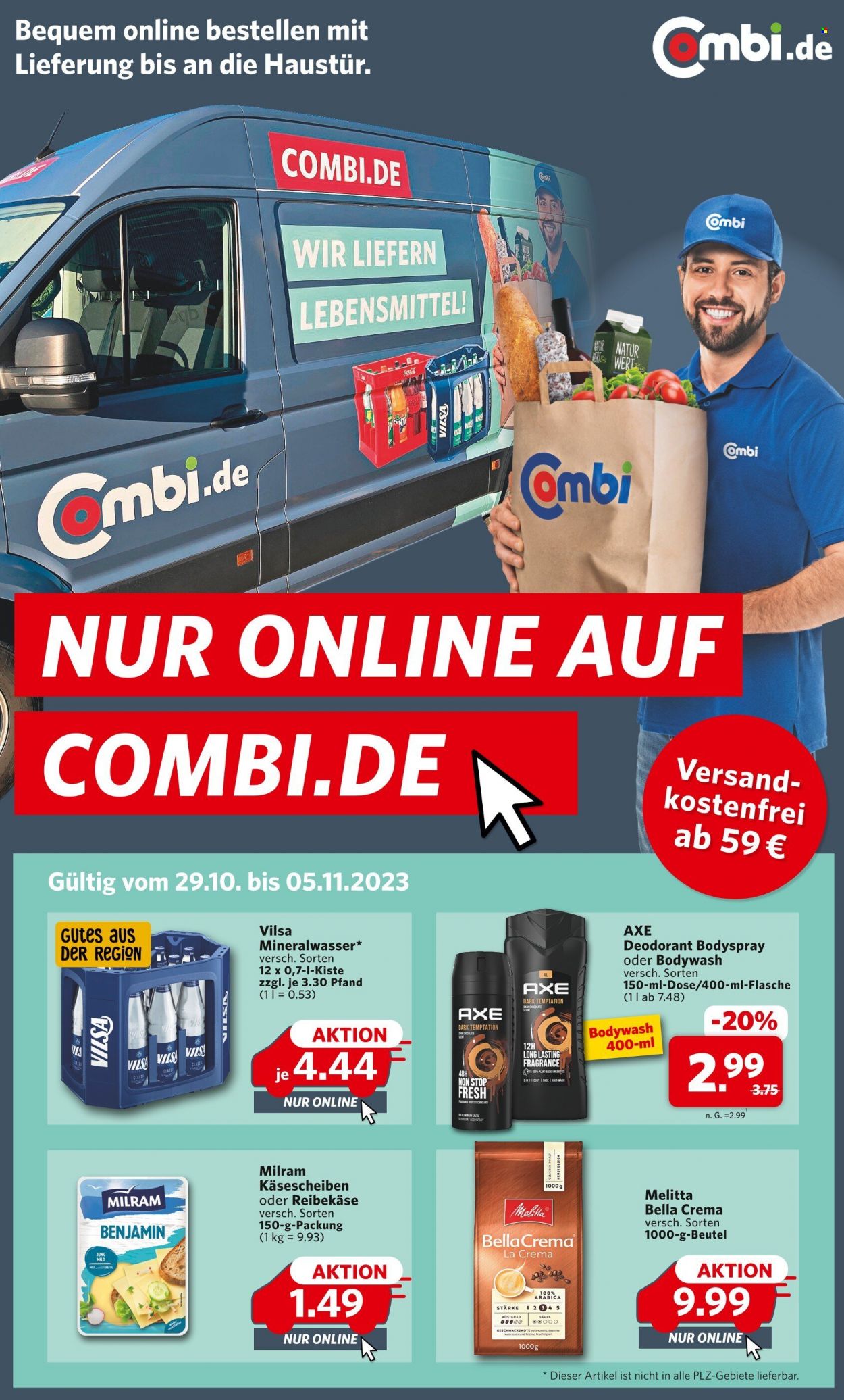 Combi Prospekte  - 29.10.2023 - 5.11.2023. Seite 1