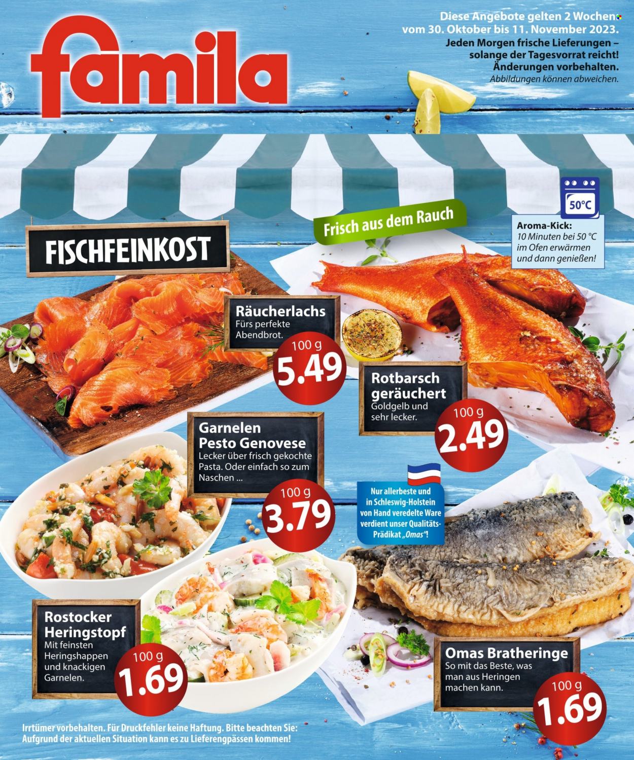 famila Prospekte  - 30.10.2023 - 11.11.2023. Seite 2