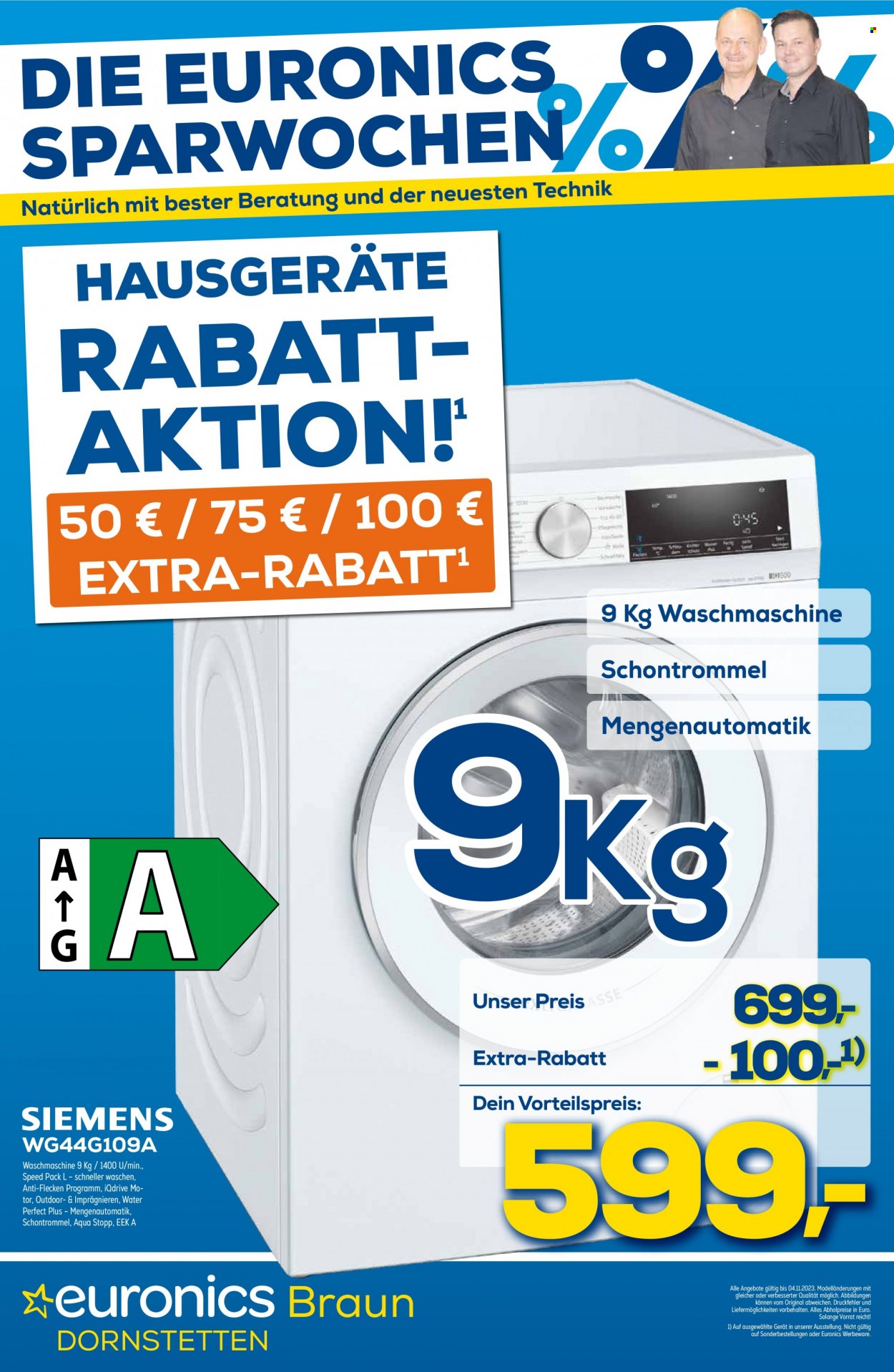 Euronics Prospekte  - 29.10.2023 - 4.11.2023. Seite 1