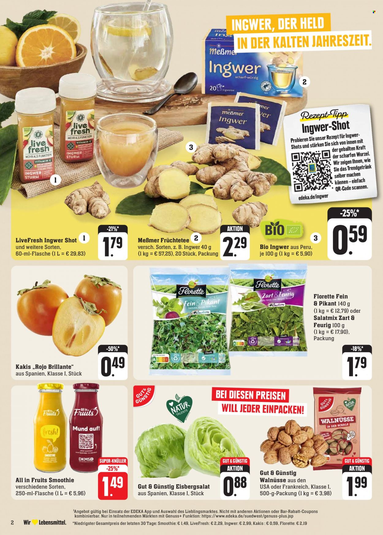 Edeka Prospekte  - 30.10.2023 - 4.11.2023. Seite 2