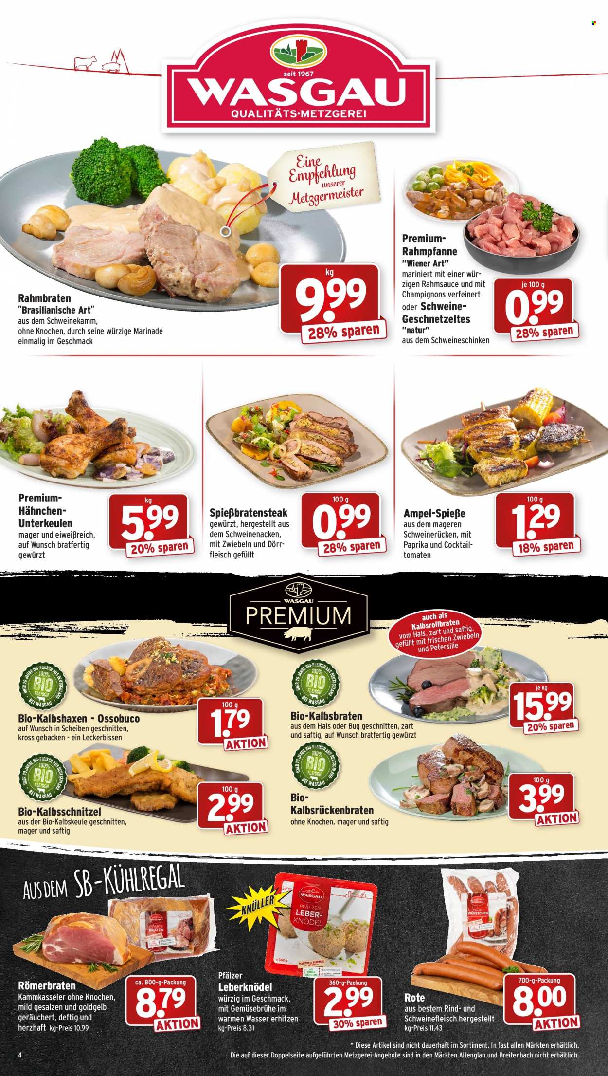 Wasgau Prospekte  - 30.10.2023 - 4.11.2023. Seite 4