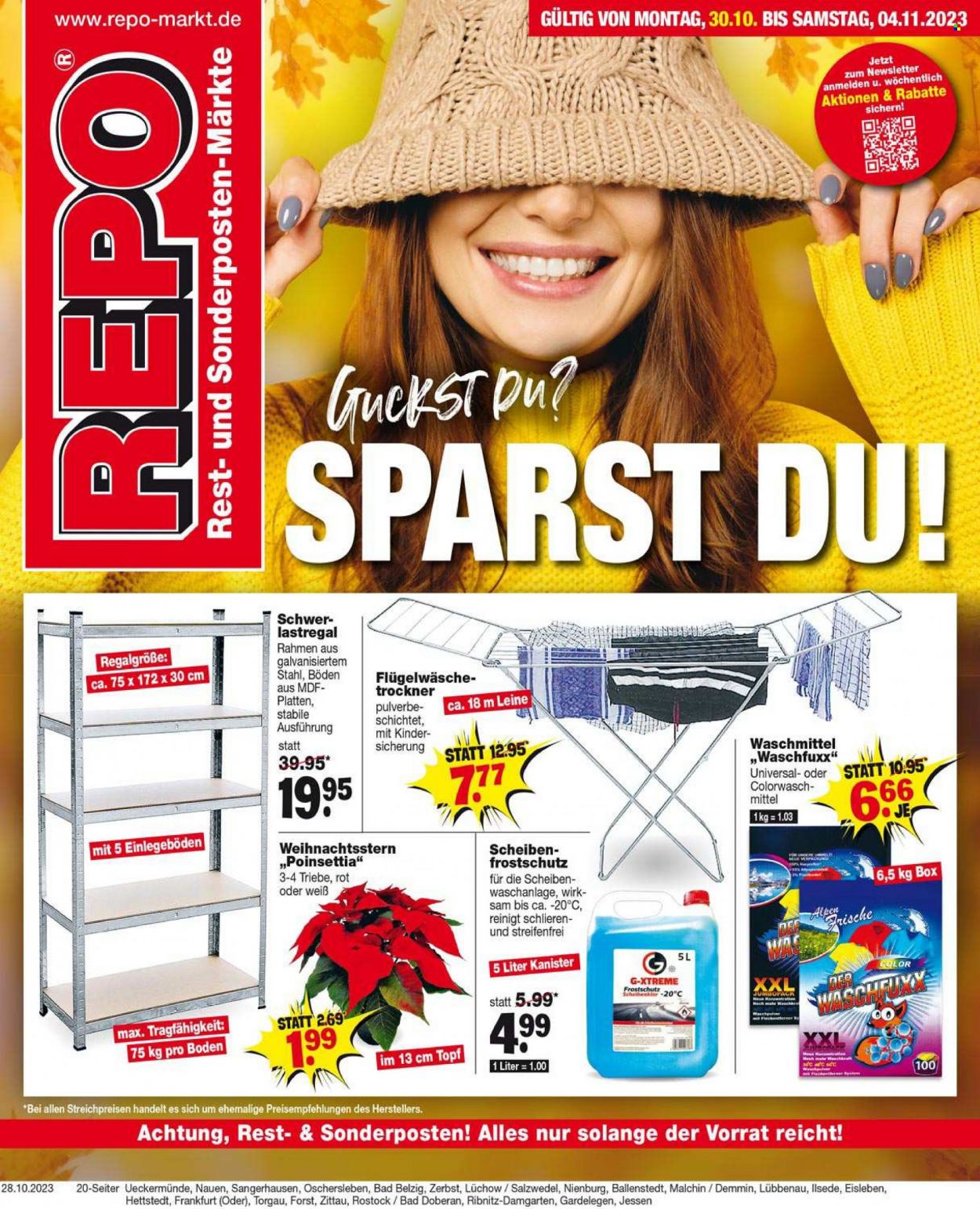 Repo Prospekte  - 30.10.2023 - 4.11.2023. Seite 1