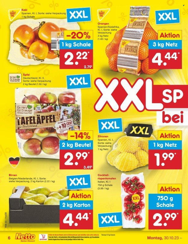 Netto Marken-Discount Prospekte  - 30.10.2023 - 4.11.2023. Seite 6