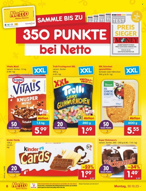 Netto Marken-Discount Prospekte  - 30.10.2023 - 4.11.2023. Seite 8
