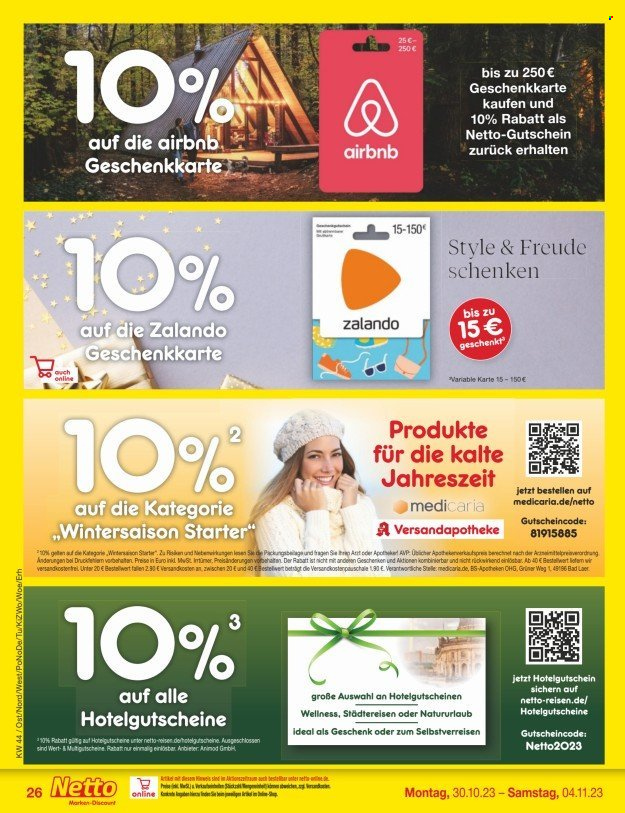 Netto Marken-Discount Prospekte  - 30.10.2023 - 4.11.2023. Seite 28