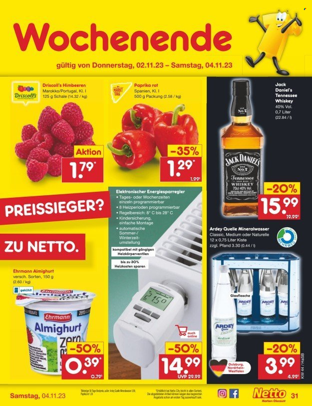 Netto Marken-Discount Prospekte  - 30.10.2023 - 4.11.2023. Seite 33