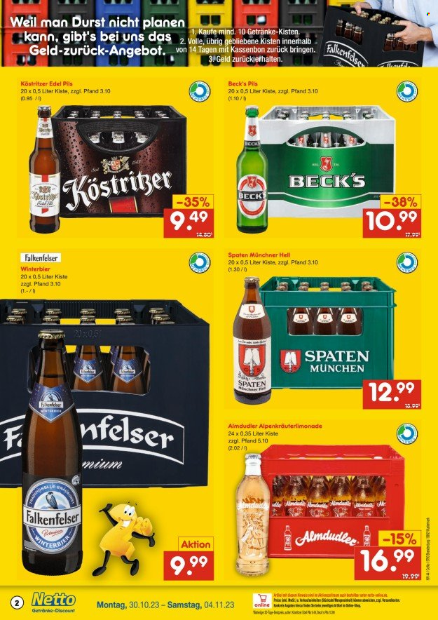 Netto Marken-Discount Prospekte  - 30.10.2023 - 4.11.2023. Seite 2