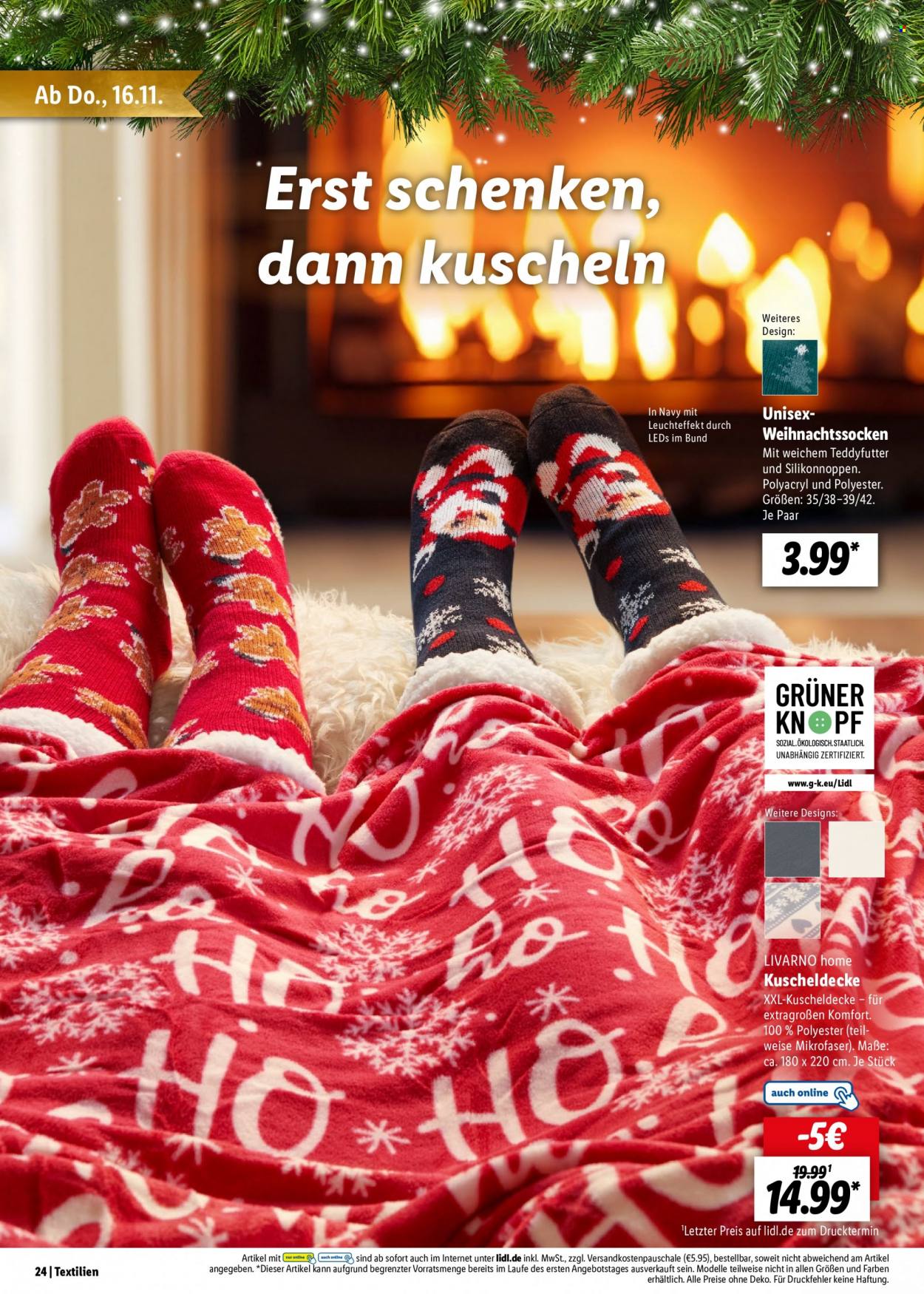 Lidl Prospekte  - 13.11.2023 - 24.12.2023. Seite 24