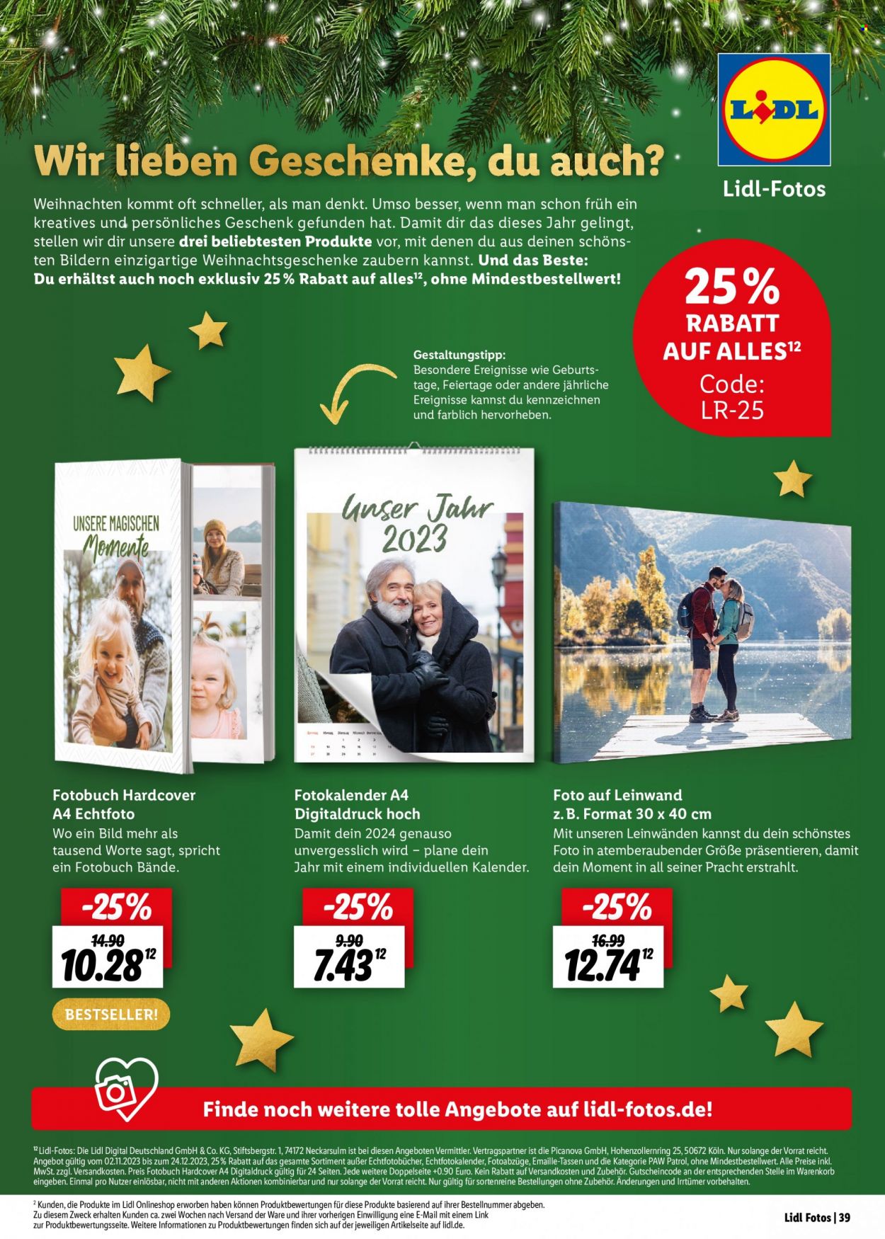 Lidl Prospekte  - 13.11.2023 - 24.12.2023. Seite 39