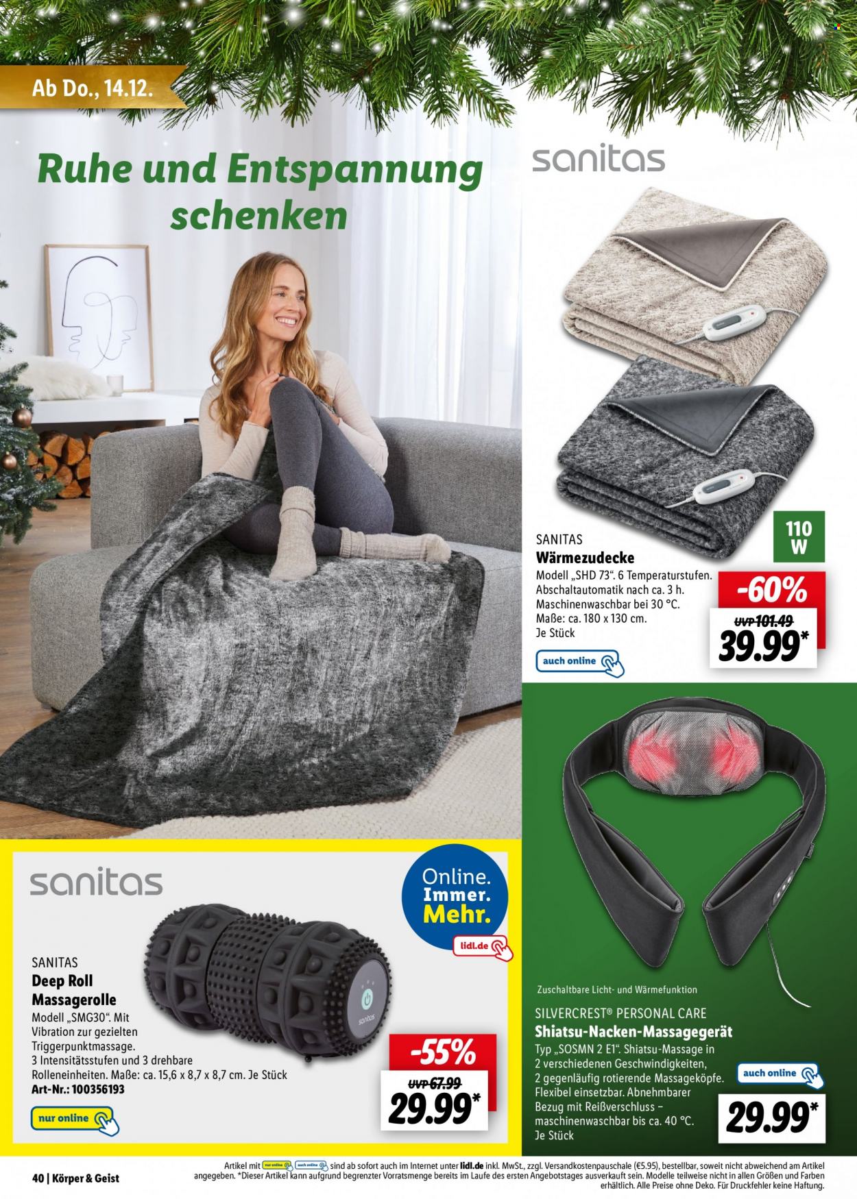 Lidl Prospekte  - 13.11.2023 - 24.12.2023. Seite 40