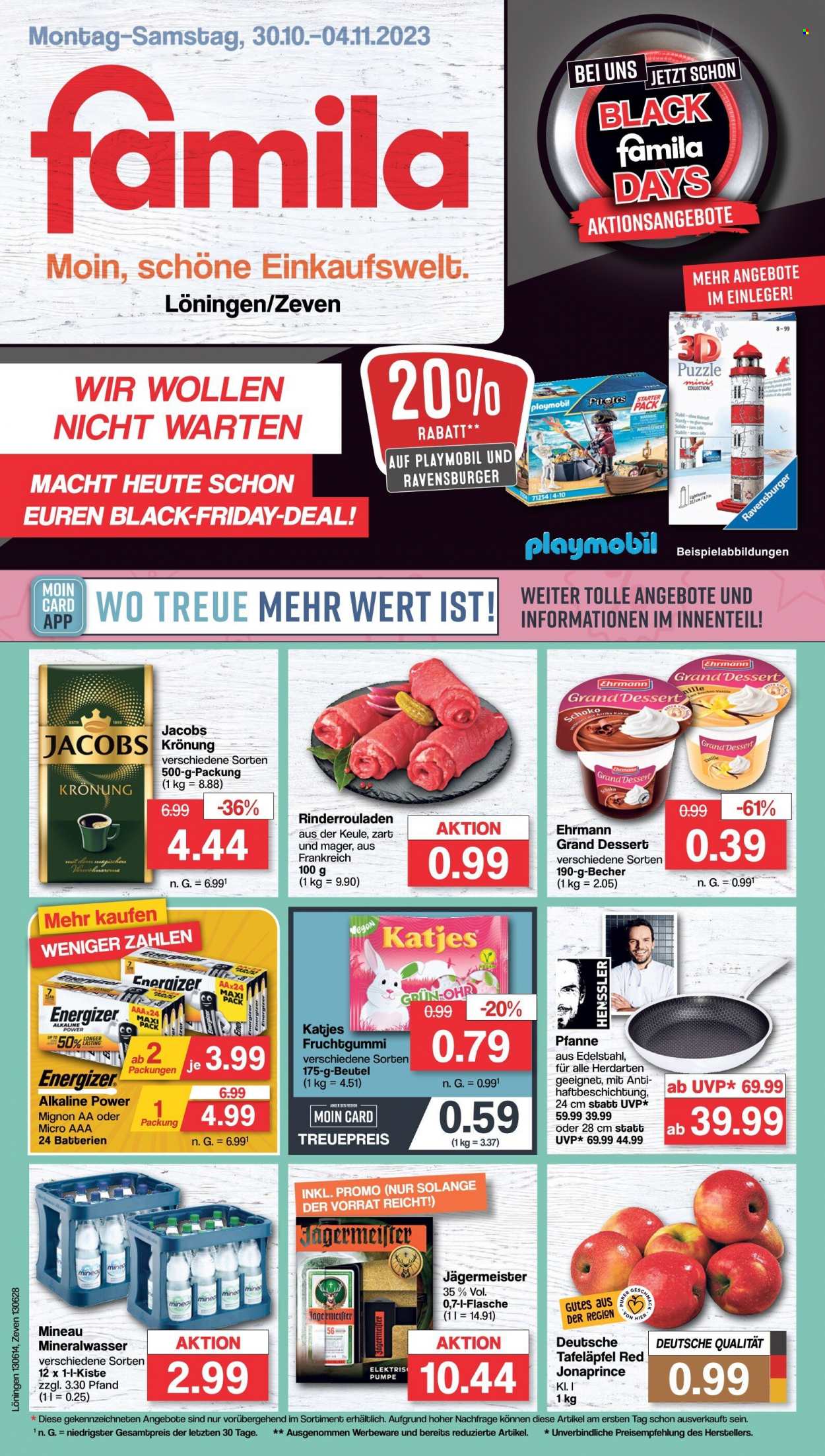 famila Prospekte  - 30.10.2023 - 4.11.2023. Seite 1
