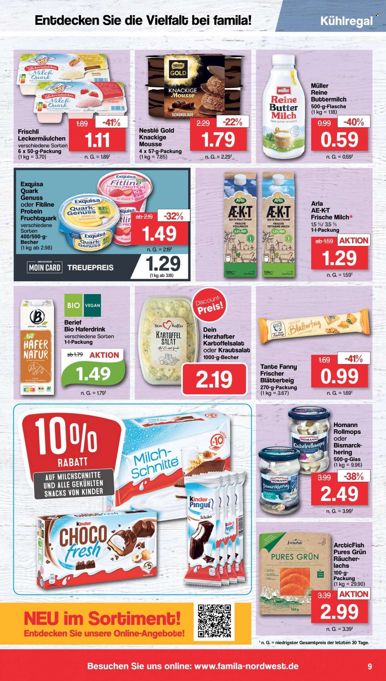 famila Prospekte  - 30.10.2023 - 4.11.2023. Seite 9