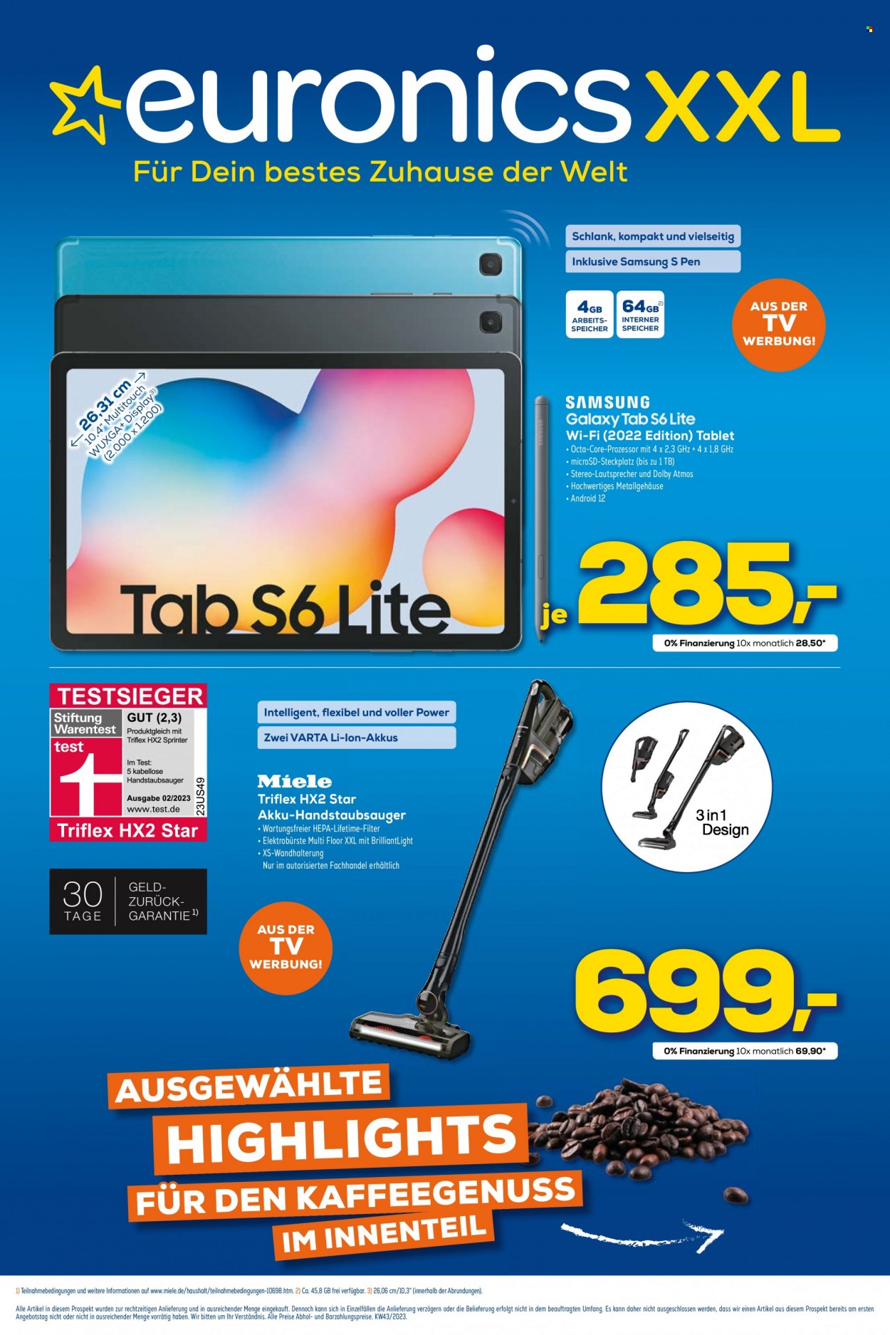Euronics Prospekte  - 29.10.2023 - 5.11.2023. Seite 1