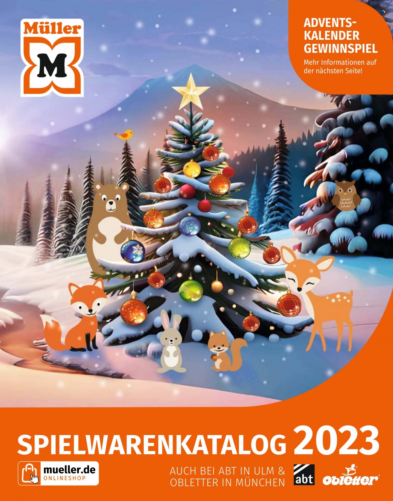 Müller Prospekte  - 30.10.2023 - 31.12.2023. Seite 1