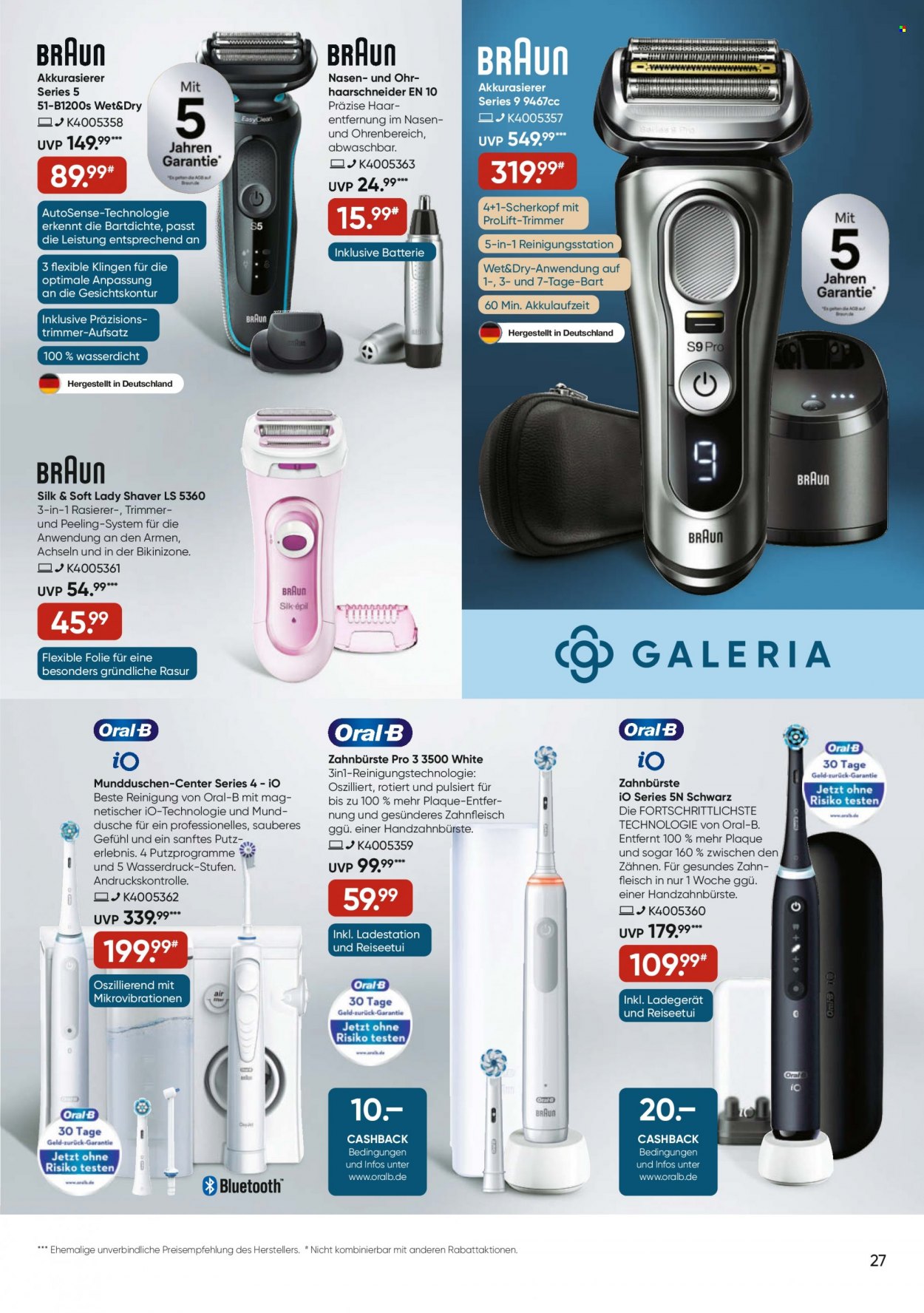 GALERIA Karstadt Kaufhof Prospekte  - 30.10.2023 - 5.11.2023. Seite 27