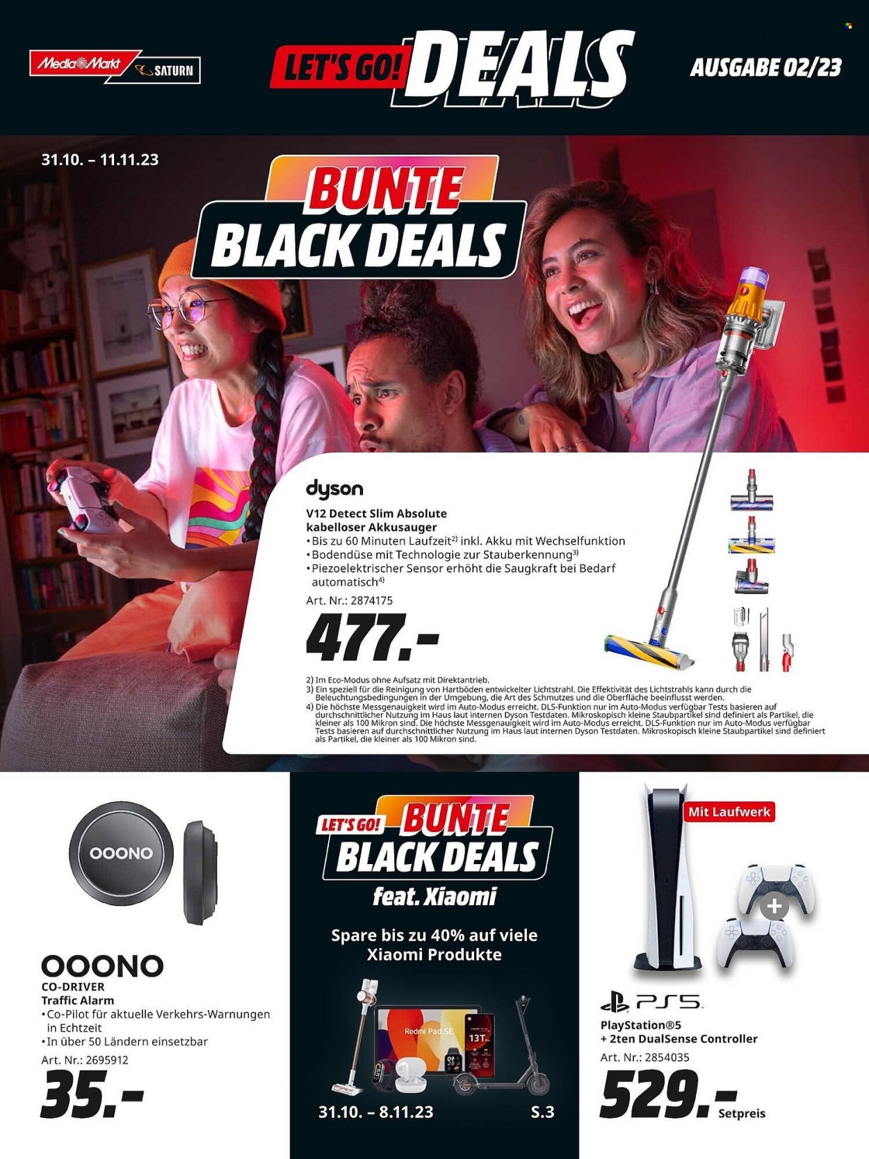 MediaMarkt Prospekte  - 31.10.2023 - 11.11.2023. Seite 1