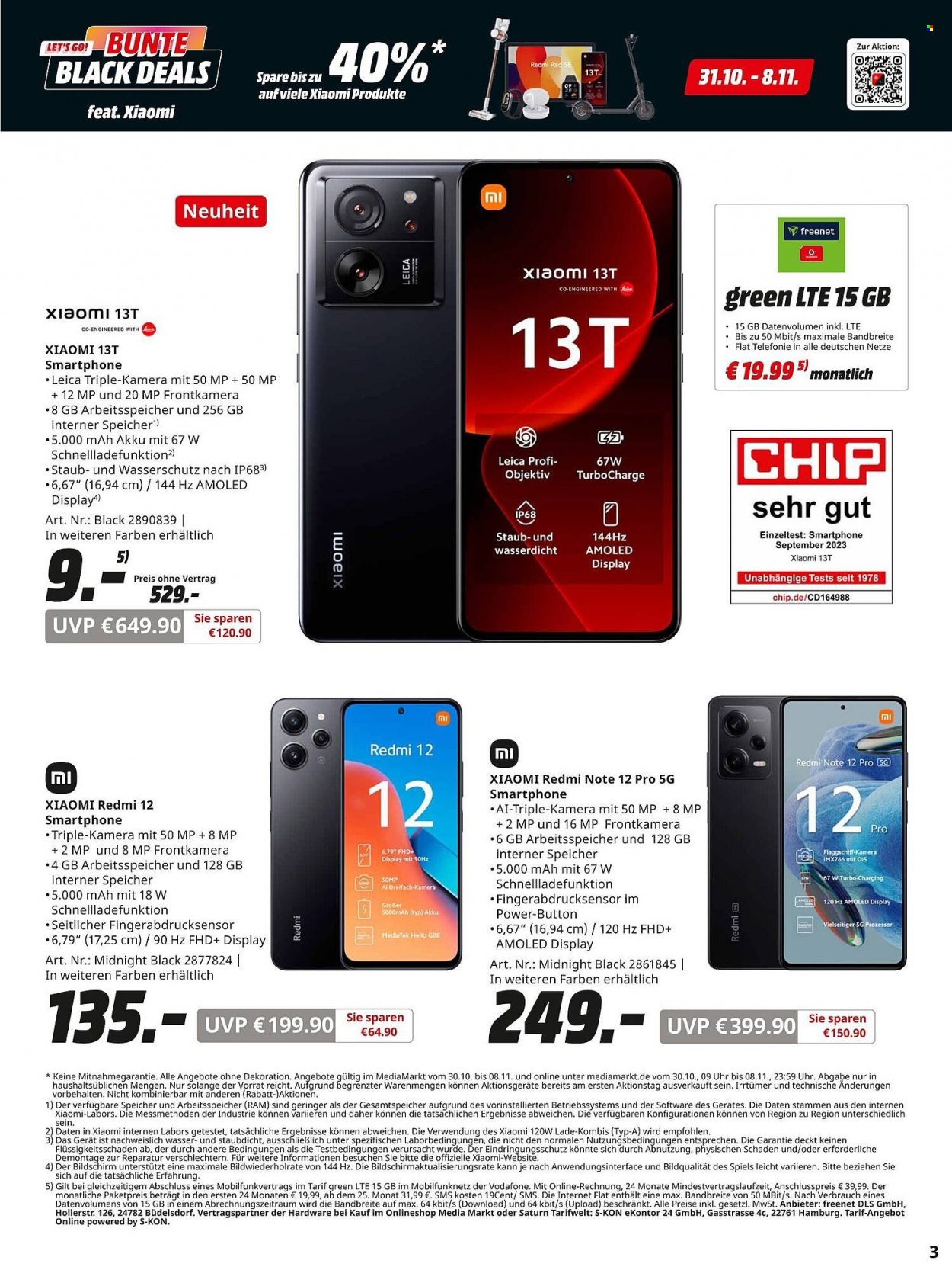 MediaMarkt Prospekte  - 31.10.2023 - 11.11.2023. Seite 3