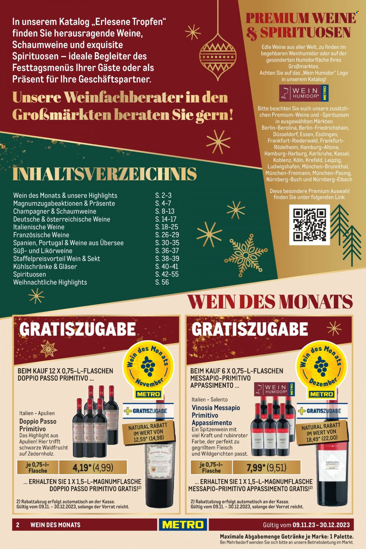 Metro Prospekte  - 9.11.2023 - 30.12.2023. Seite 2