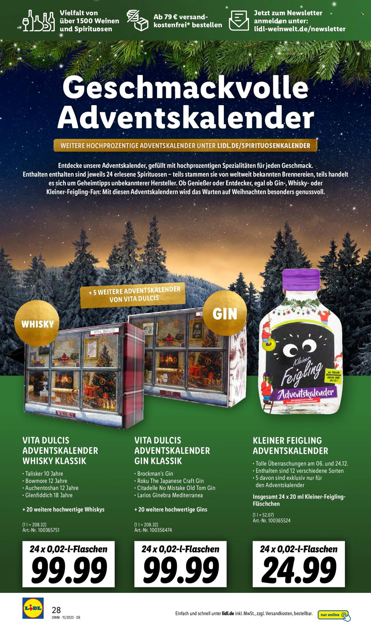 Lidl Prospekte  - 1.11.2023 - 30.11.2023. Seite 28