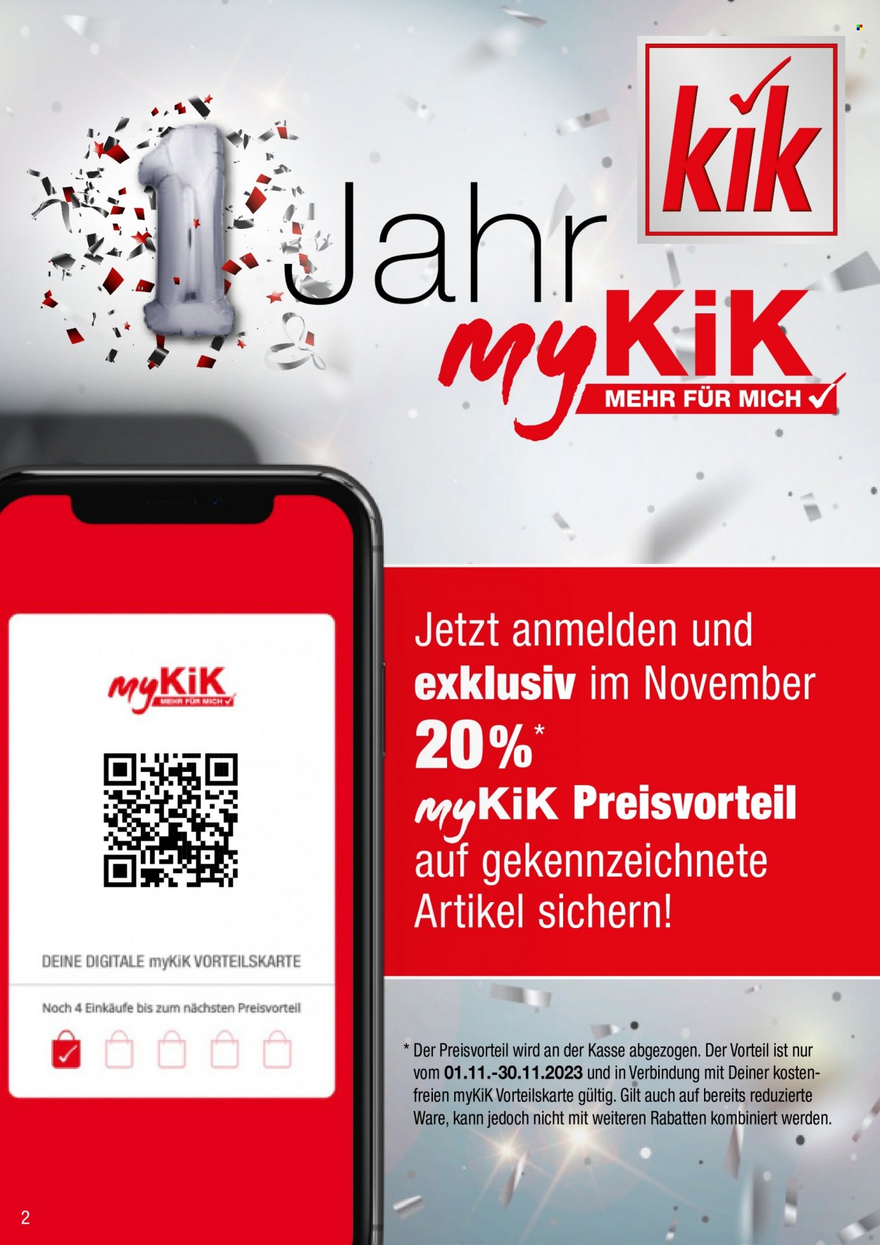 Kik Prospekte  - 6.11.2023 - 26.11.2023. Seite 2