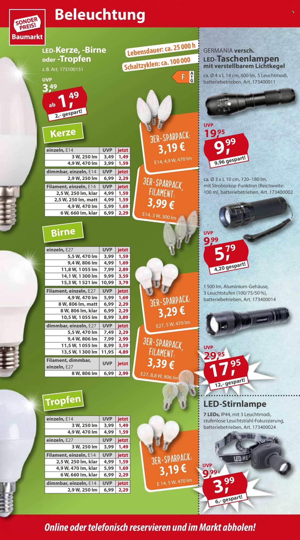 Sonderpreis-Baumarkt Prospekte  - 11.11.2023 - 17.11.2023. Seite 6
