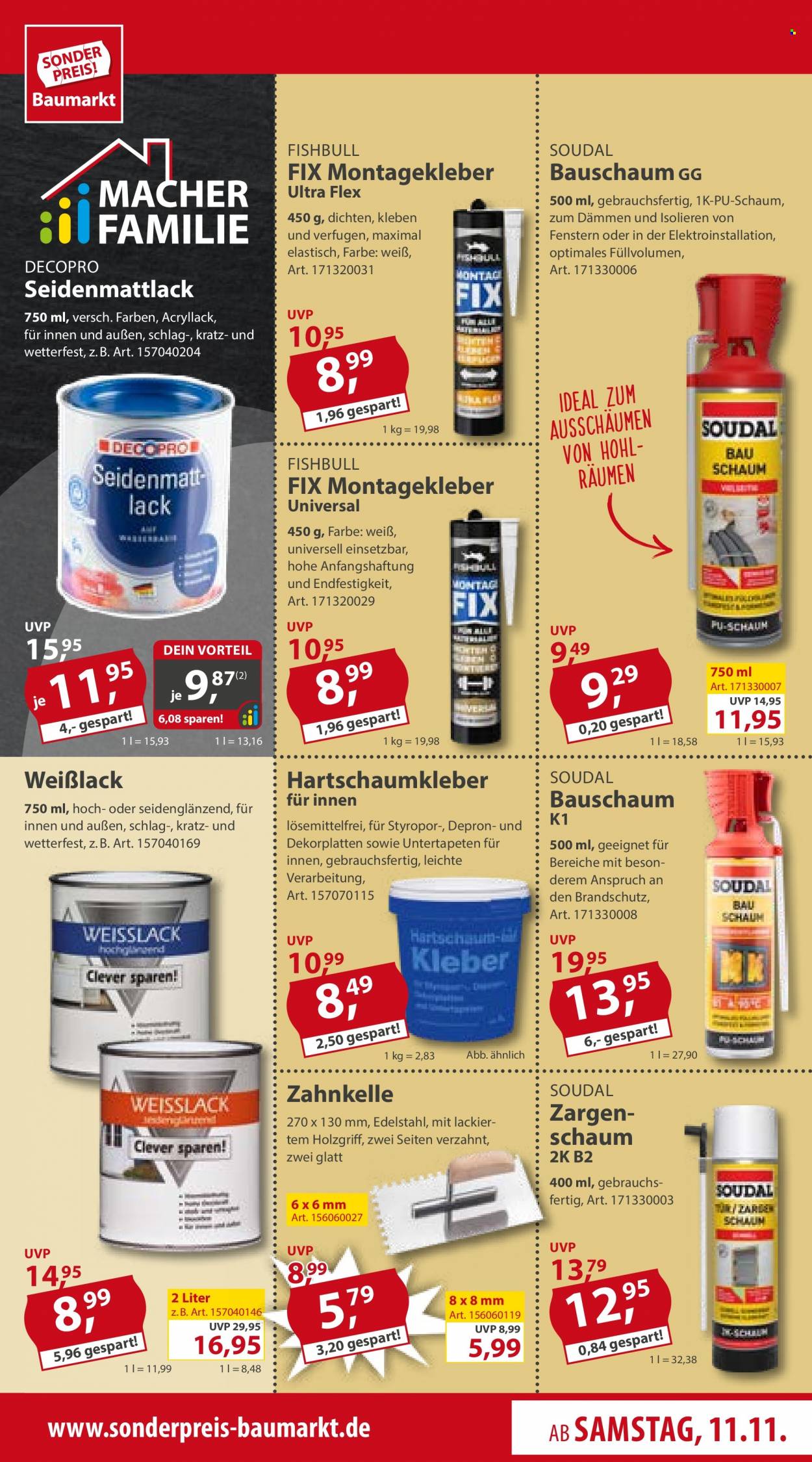 Sonderpreis-Baumarkt Prospekte  - 11.11.2023 - 17.11.2023. Seite 17