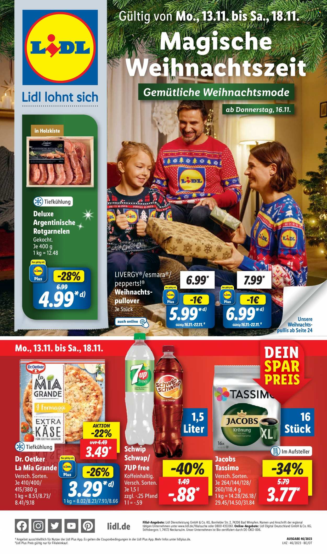 Lidl Prospekte  - 13.11.2023 - 18.11.2023. Seite 1