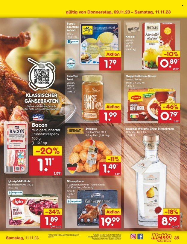 Netto Marken-Discount Prospekte  - 6.11.2023 - 11.11.2023. Seite 39