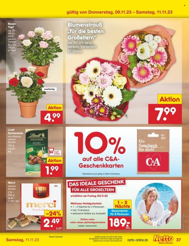 Netto Marken-Discount Prospekte  - 6.11.2023 - 11.11.2023. Seite 41