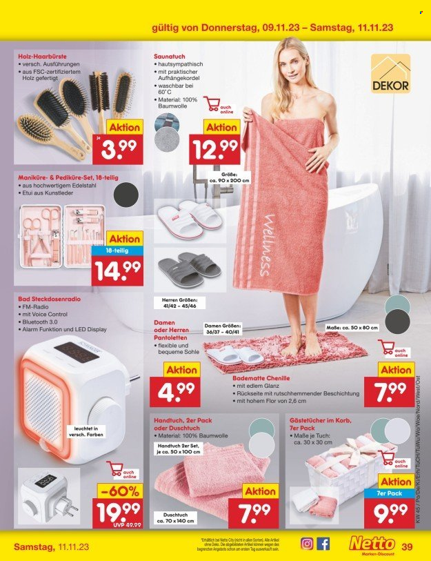 Netto Marken-Discount Prospekte  - 6.11.2023 - 11.11.2023. Seite 43