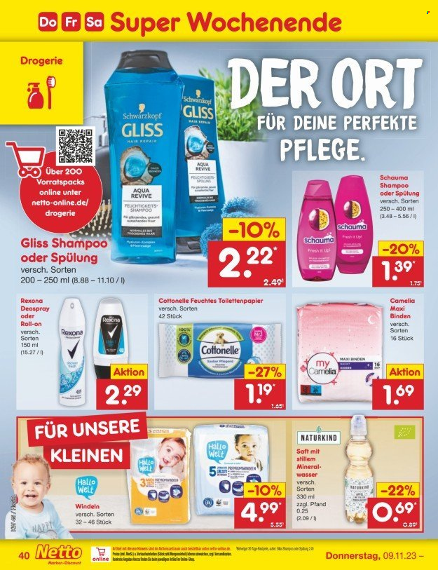 Netto Marken-Discount Prospekte  - 6.11.2023 - 11.11.2023. Seite 44