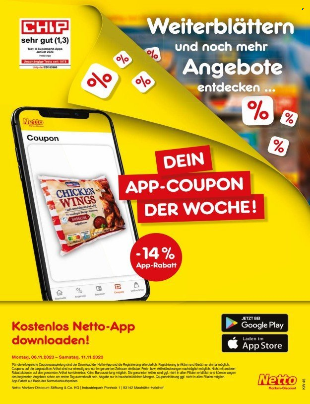 Netto Marken-Discount Prospekte  - 6.11.2023 - 11.11.2023. Seite 49