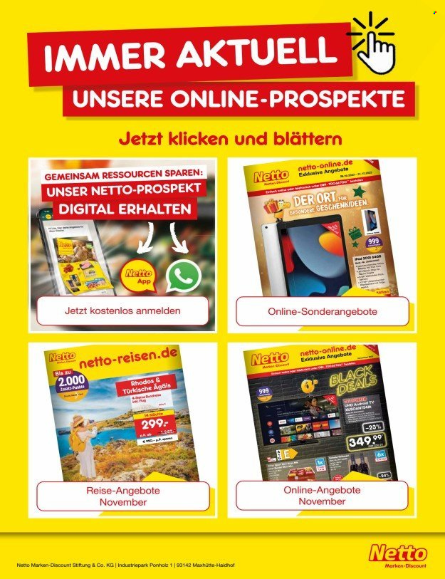 Netto Marken-Discount Prospekte  - 6.11.2023 - 11.11.2023. Seite 55