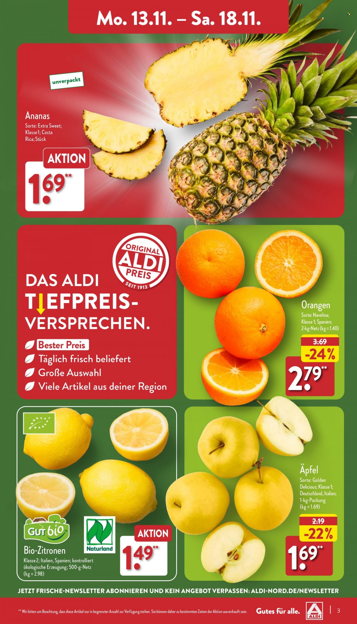 ALDI Nord Prospekte  - 13.11.2023 - 18.11.2023. Seite 3