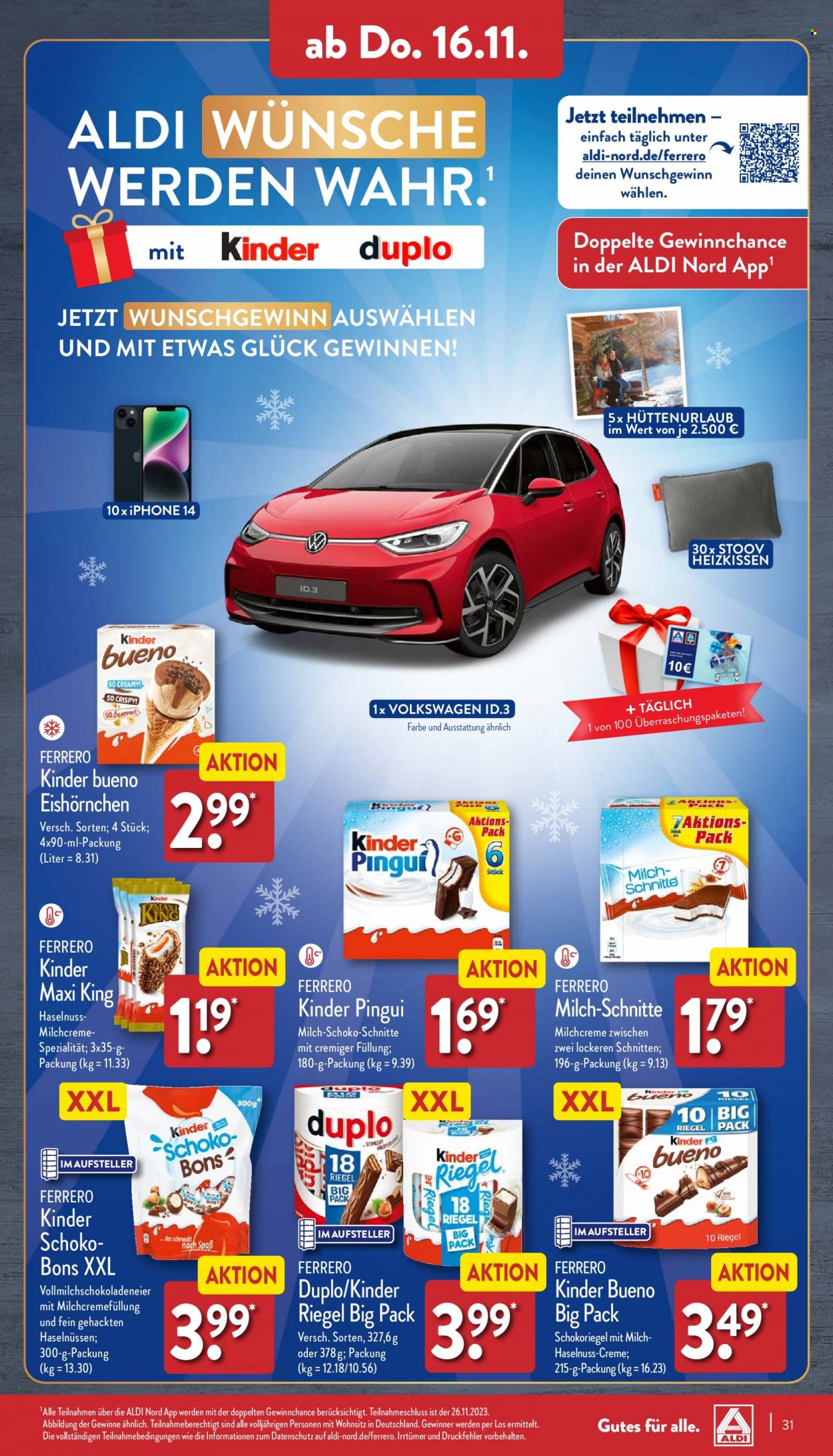 ALDI Nord Prospekte  - 13.11.2023 - 18.11.2023. Seite 31